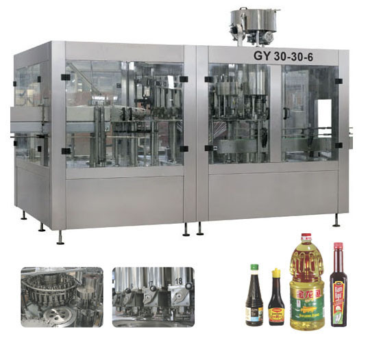 Rotary Piston Type vegetable oil filling machine Auto 3000BPH / 1000ml