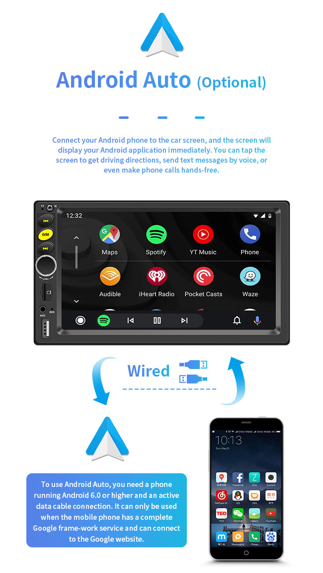 7 Inch F720C MP5 Car Mount Tablet Digital Radio