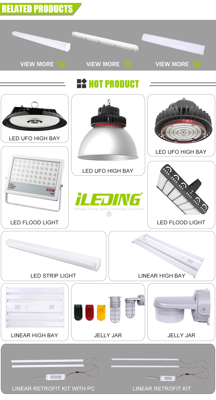 155W 180W High Bay Light Fixture with 10000 Hours Lifespan and No Ballast or Lamp