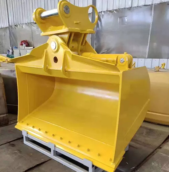 Q355B 3cbm 48'' Wide Hydraulic Tilt Bucket For SK125sr Excavator