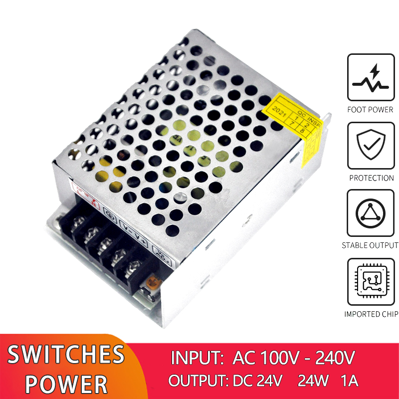 Indoor Regulated Switching Power Supply For LED Light Bar CCTV Camera
