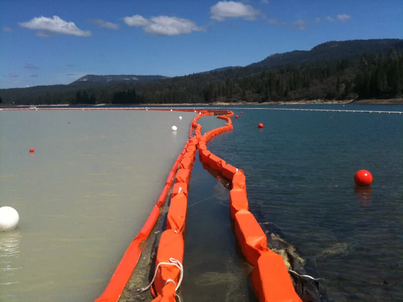 Permeable Aquatic Silt Curtain for Aquatic Environments Eco Friendly Oil Spilling Boom PVC Floating Silt Curtain