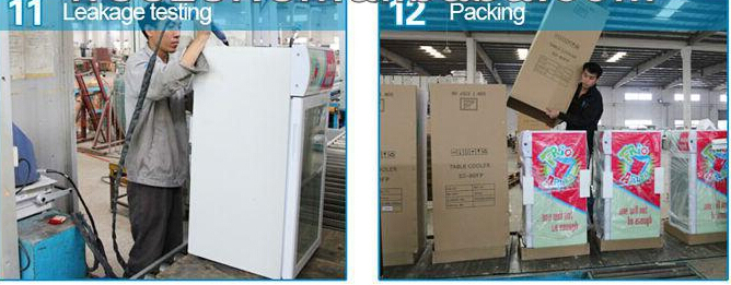 170L Drink Show Case Cooler front open Cooler Displayer