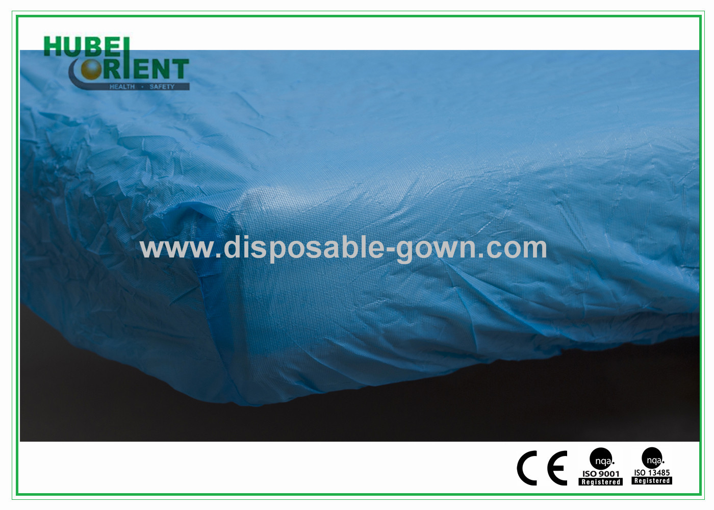Breathable CPE Disposable Bed Protectors Hospital Bedding Cover To Prevent Cross Infection