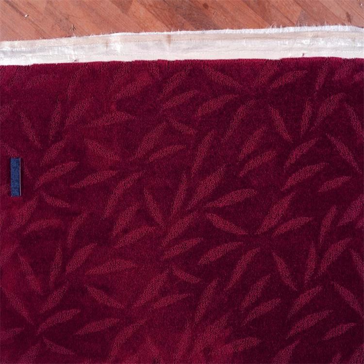 Chinese wine red cut loop pile nylon home, commercial carpet