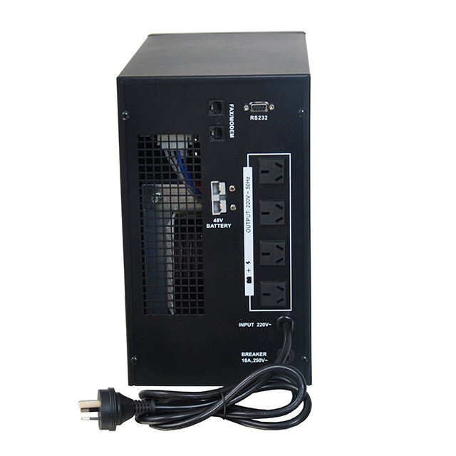 3KVA / 2.1KW Line-Interactive UPS Double CPU Control Pure Sine Wave