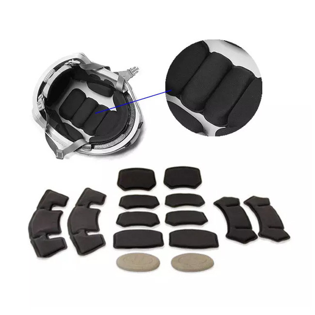 OEM Motorcycle Helmet Padding Kit Inner Sponge Breathable Customized