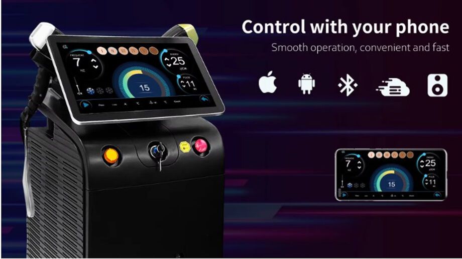 808nm One/Double Handle 1200W 1800W Diode Laser Hair Removal Machine Ice Titanium For Salon