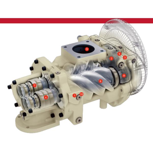 90-160kW Variable Frequency Screw Air Compressor 7-12.5bar