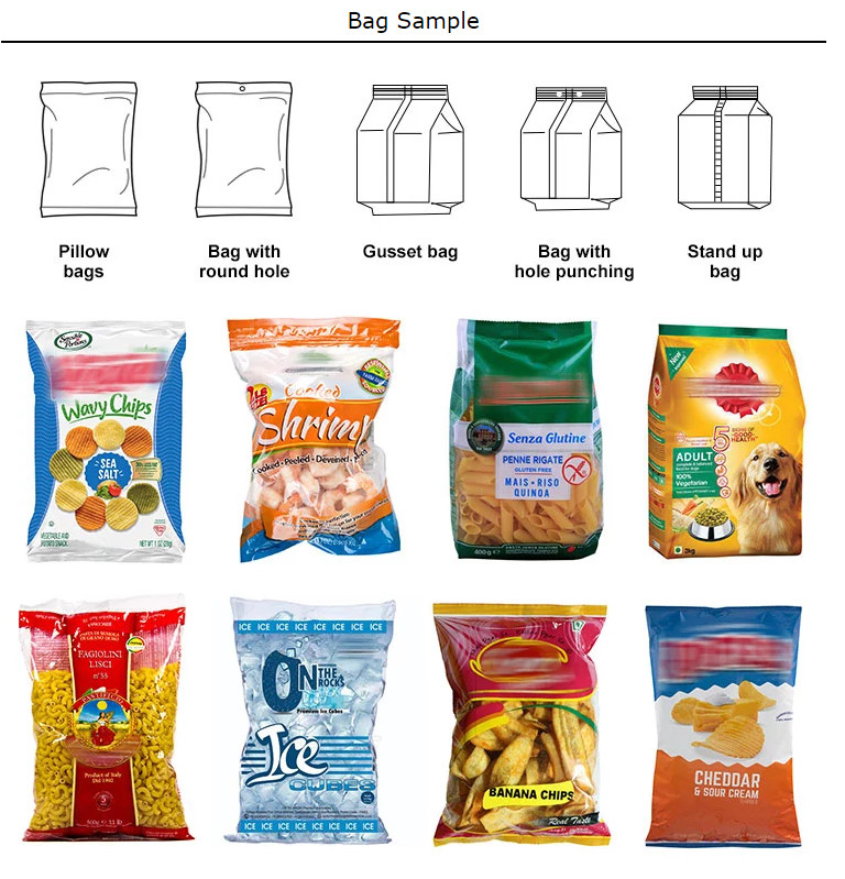 ZH-V720 Frozen Food 720mm VFFS Packing Machine