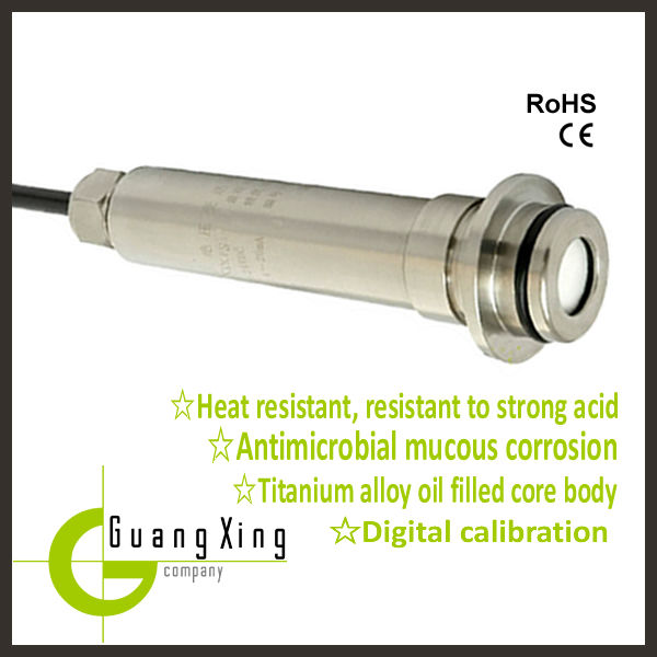 Waterproof High Temperature Ultrasonic Transducer 0.25% 0.5% 1.0% Accuracy