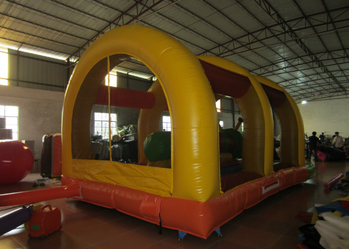 Kids inflatable bounce house with caterpillar inside hot arch modeling inflatable jump house