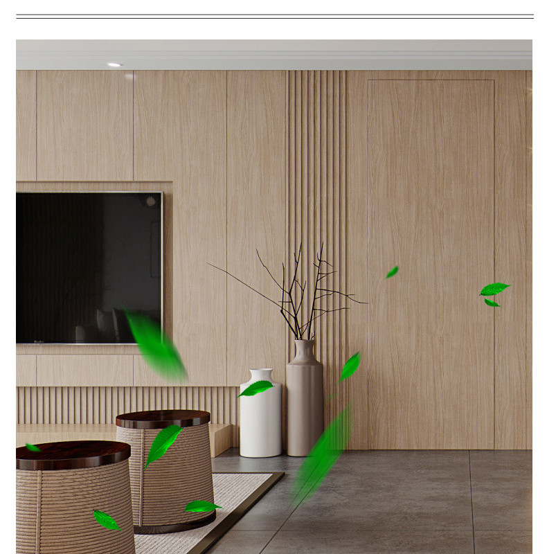Hot Sale Fire And Insect Proof Wood Grain Bamboo Charcoal Wood Veneer Wall Panels