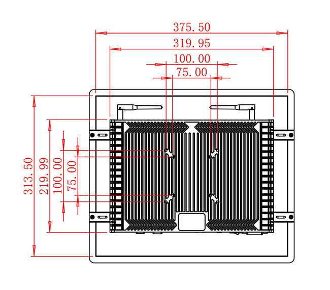 17-Inch Precision Monitor for Industrial Automation and Security Systems