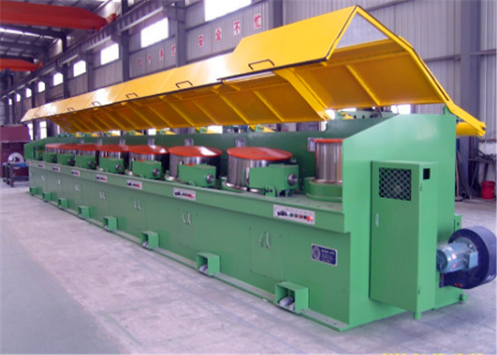 High Production Straight Line Wire Drawing Machine Frenquency Converter Control
