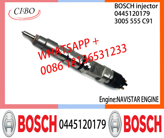 BOSCH 0445120179 3005555C91 Neutral Fuel Injector Assembly 0445120179 3005555C91 For NAVISTAR