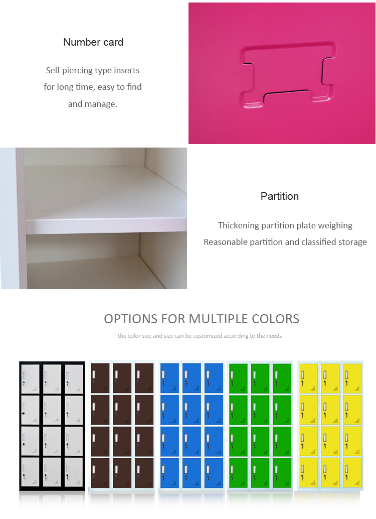 9 Doors Full Height Multi Door Sotrage Locker For Home And School