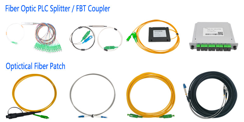 1.5m Fiber Optic PLC Splitter , Optical Cord Splitter Without Connector