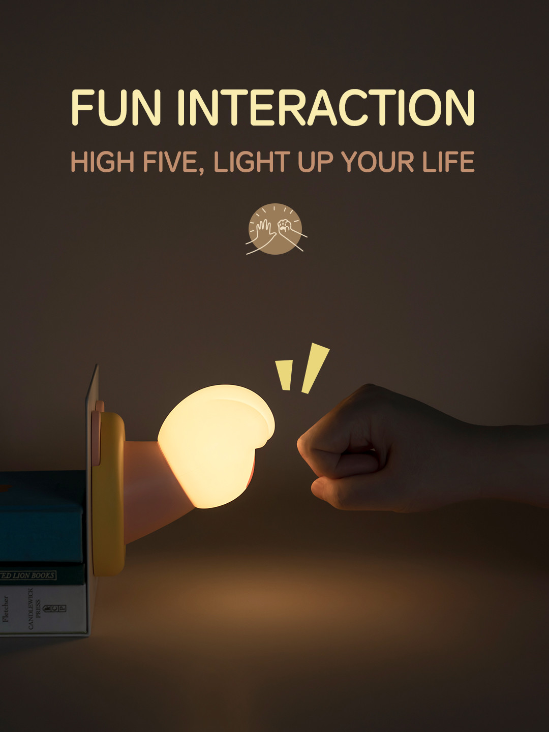 Factory Cute Sleeping Control CAT PAW USB Bedroom Lamps Silicone Lamp Rechargeable Touch Light Silicone Night Light