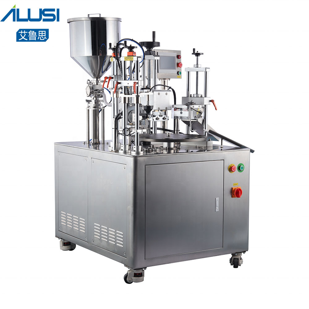 Soft Tube Filling And Sealing Machine Semi Automatic Ultrasonic Toothpaste Hand Cream Cosmetic