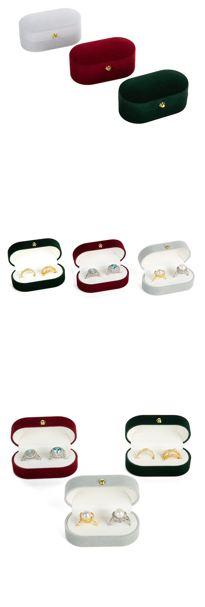 Custom Logo Jewelry Packaging Case Earring Packaging Box Eco friendly