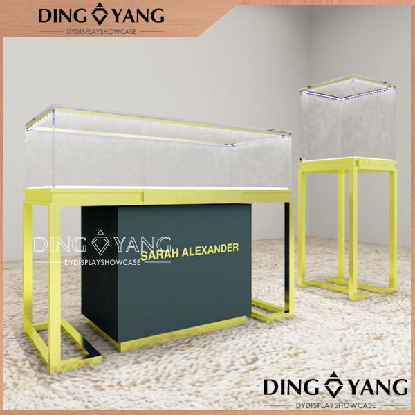 OEM Attractive Styles Commercial Jewelry Display Cases Reliable Long Time