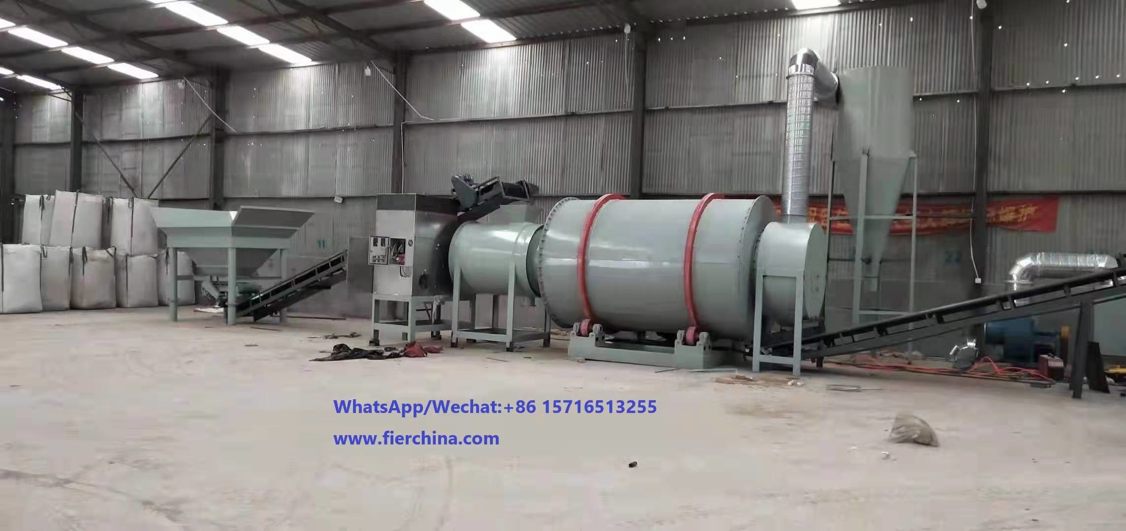 Energy Saving Single Drum Rotary Dryer Cement Rotary Sand Dryers