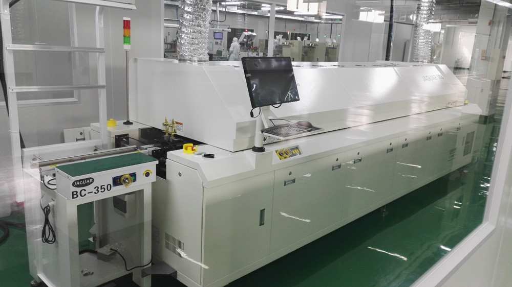 JAGUAR 6 Heating Zones 2400mm Heating Passage Reflow Oven Machine A6 for Led Production Line with Computer Controlling