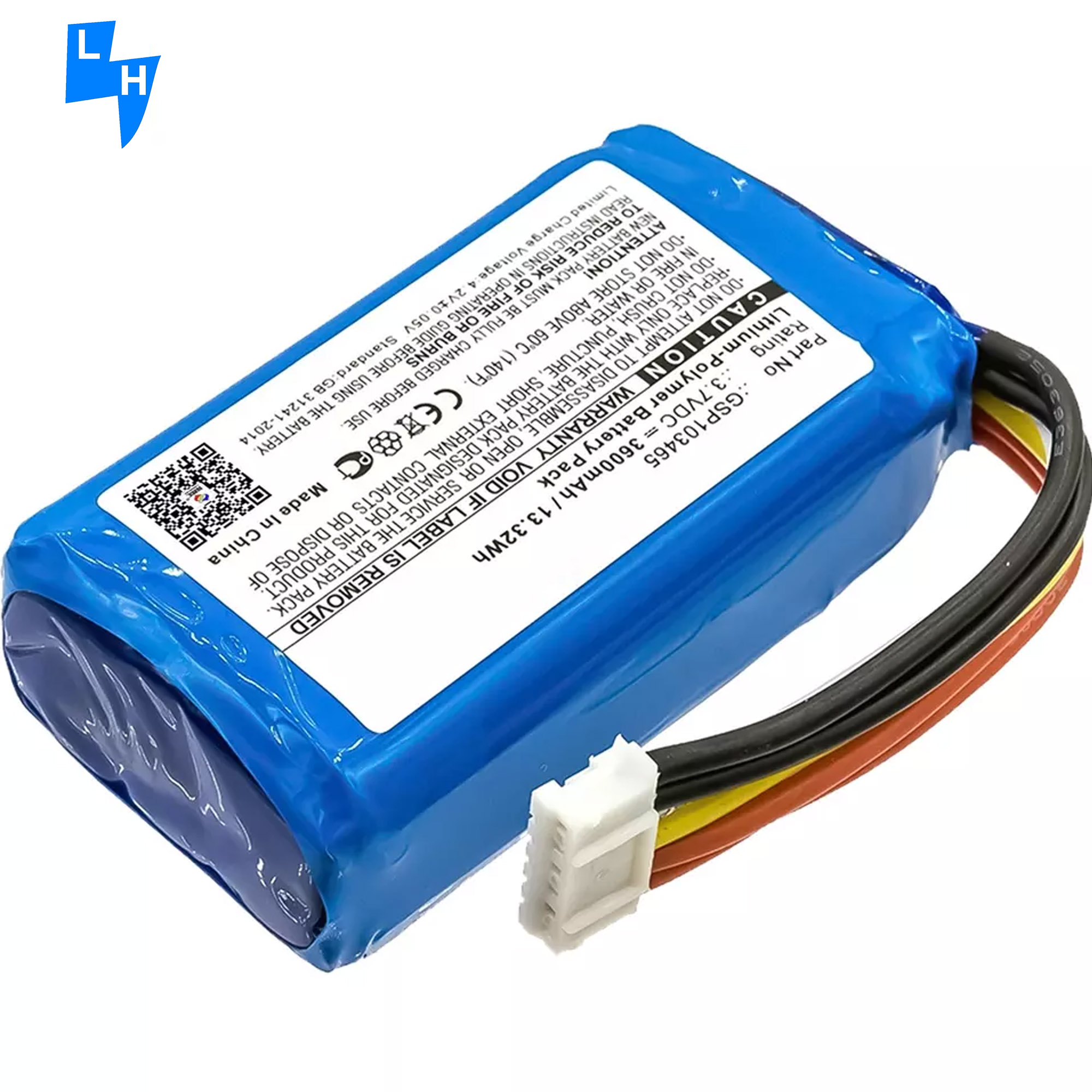 Li-polymer Battery Replacement for JBL-Link 10 3.7V 3600mah For MP3 / MP4 Player
