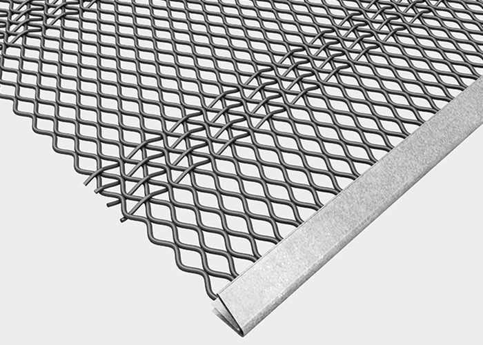 65mn Diamond Opening Self Cleaning Screen Mesh Anti Clogging With Steel Wire Bands