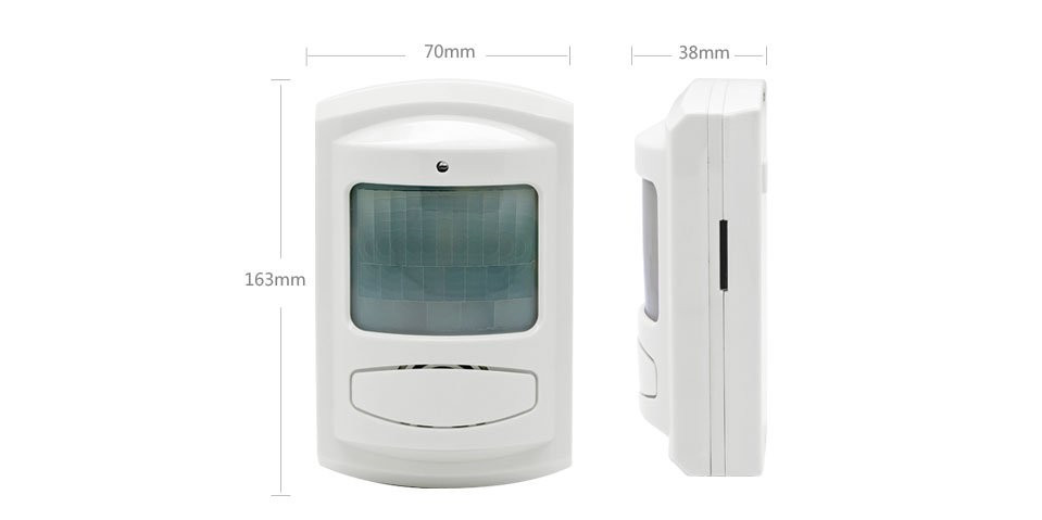 Smart Wireless 3G GSM SMS Motion Sensor Alarm Integrated Security Systems with Remind Siren