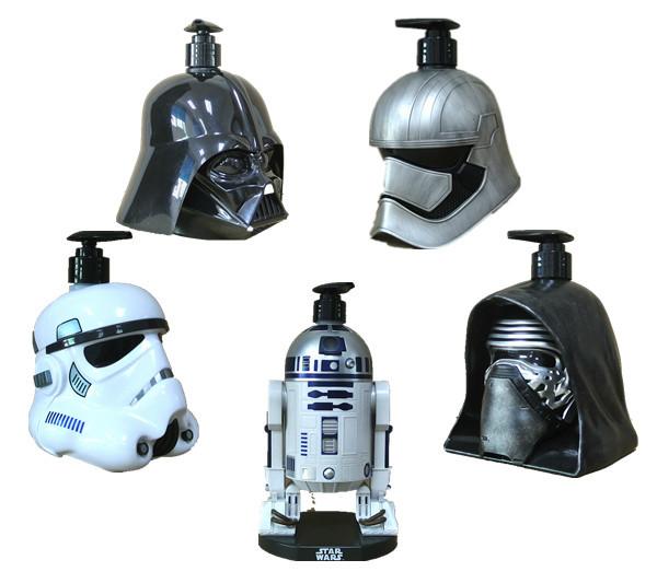 Metal Color Star War Movie Solders Plastic Cartoon Shampoo Bottle Use For Home