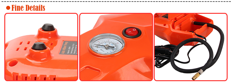 Car Air Pump With Digital Gauge Auto Shut Off 0.6m Air Hose 10A Fuse