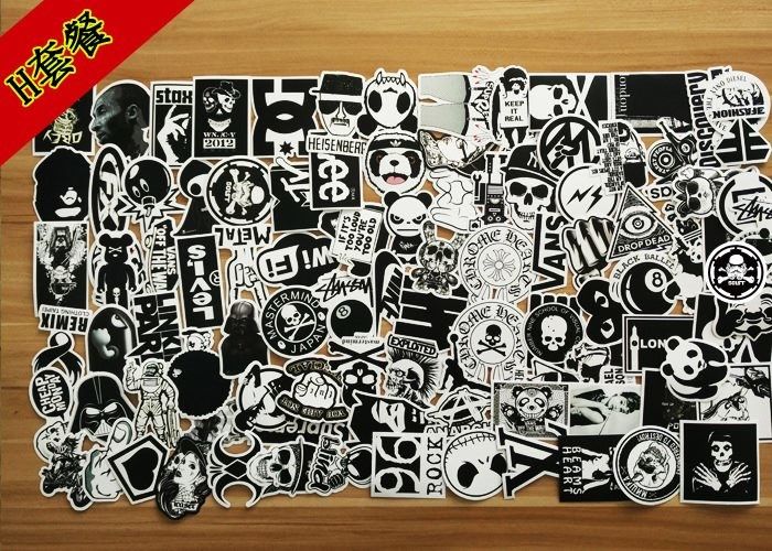 Classic Fashion Style Graffiti Cool Stickers Non Toxic For Moto Car / Suitcase