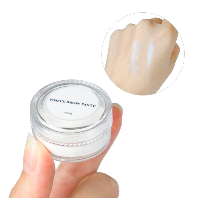 ODM 10g White Brow Paste Secure Eyebrow For Microblading Lip