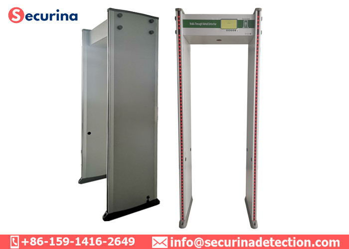 Shockproof Multi Zone Metal Detector , Security Walk Through Gate 700mm Inner Frame