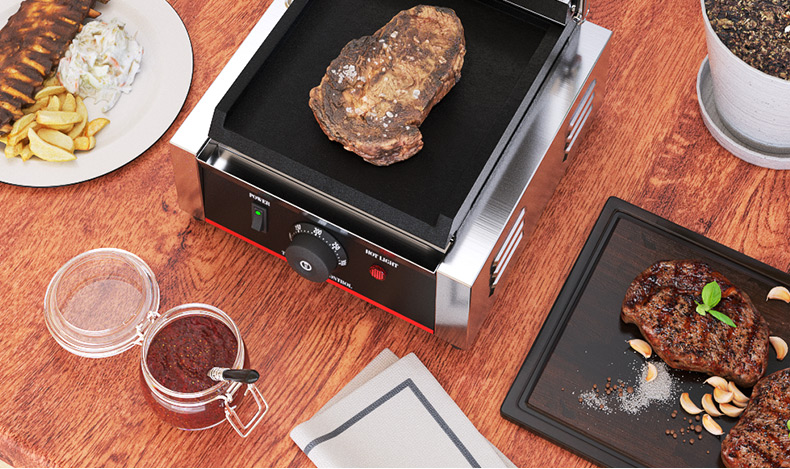 Panini Press Grill Sandwich Maker Full Flat Contact Grill 220v/110v NO Private Mold