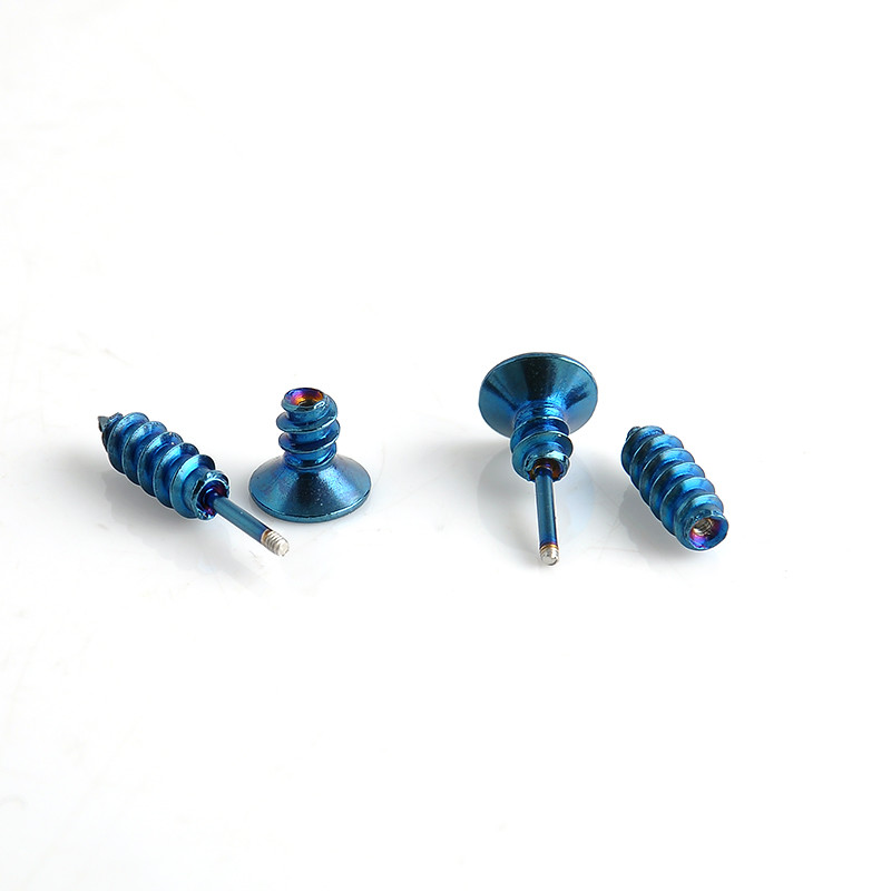 Punk Style Stainless Steel 5 Colors Stud Earrings Men's Punk Ear Jewelry Rock Gothic Unisex Piercing Earring