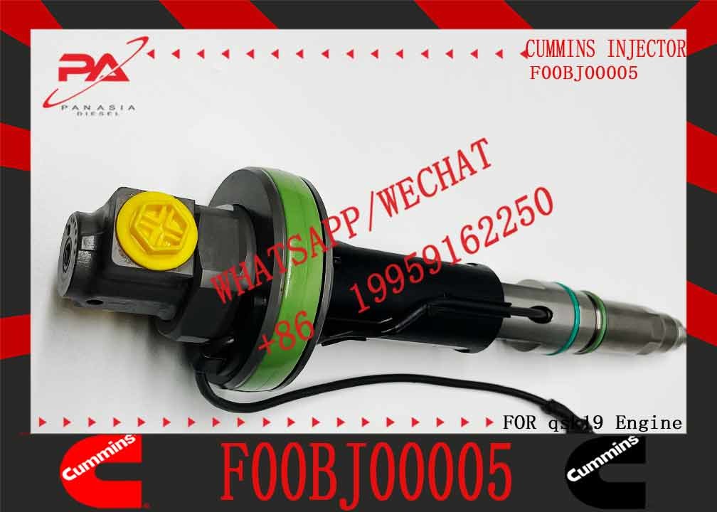 Common rail injector fuel injector F00BJ00071 2882079 2867149 F00BJ00005 for Cummins QSK19 Engine F00BJ00002