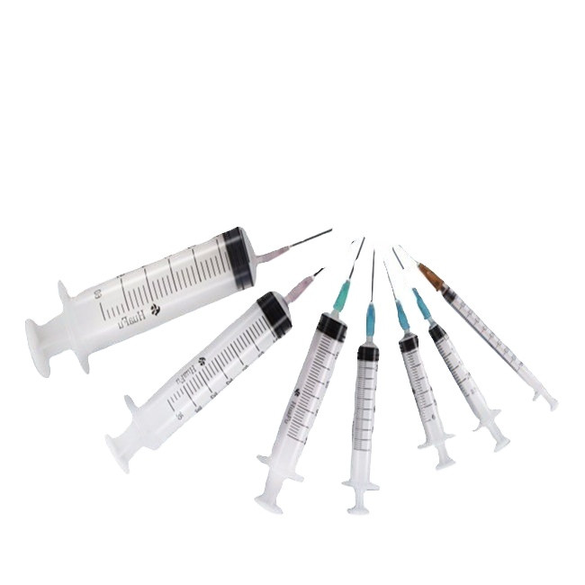 FDA510K CE ISO Sterile Disposable Syringe With Needle For Medical Use