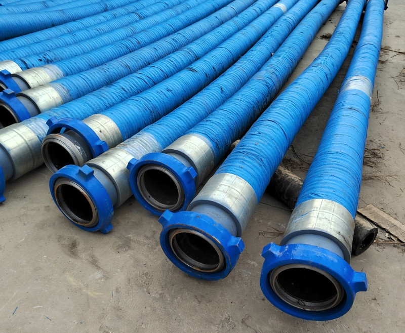 Safety Clamps Multiple Layers Rotary Drilling Hose For Drilling Fluids