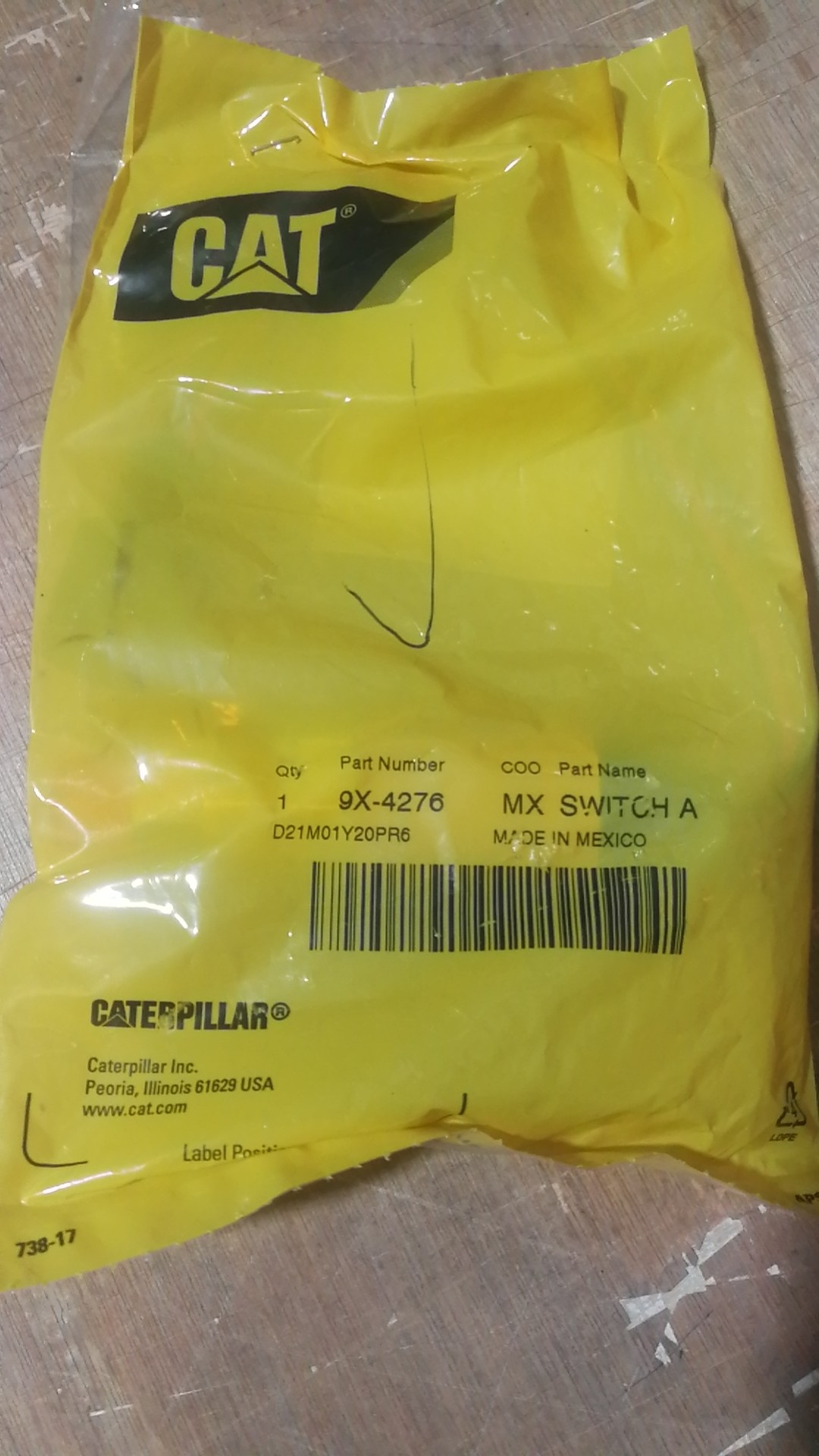 Solenoid Valve 9X-4276 Excavator Spare Parts