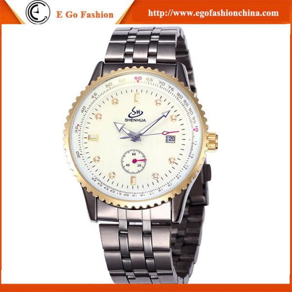 SH21 Fashion Stainless Steel Watch Mechanical Watches Man Genuine Leather