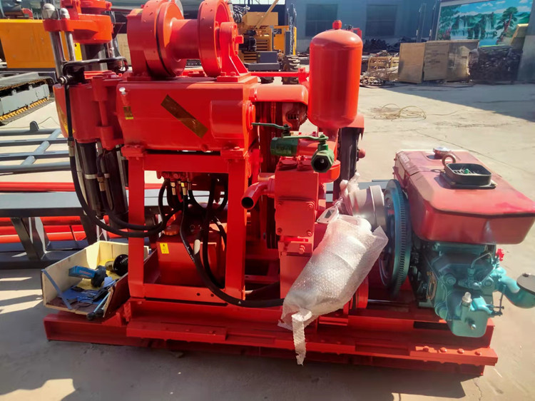 200 Meters Depth Small Portable Borehole Drilling Rig for Water Well Exploration Coring