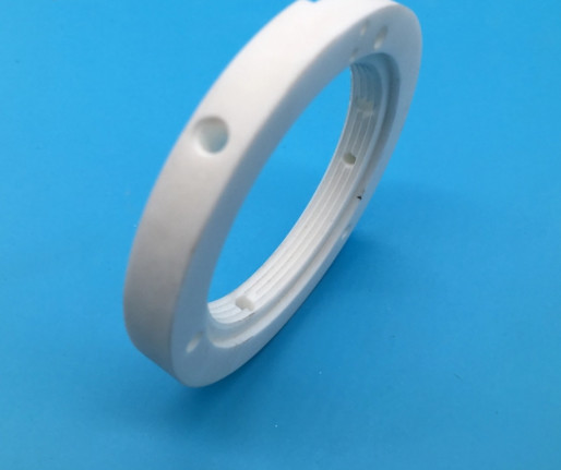 Low Density Insulating Wearable Macor Ceramic Material Plate FLange Ring