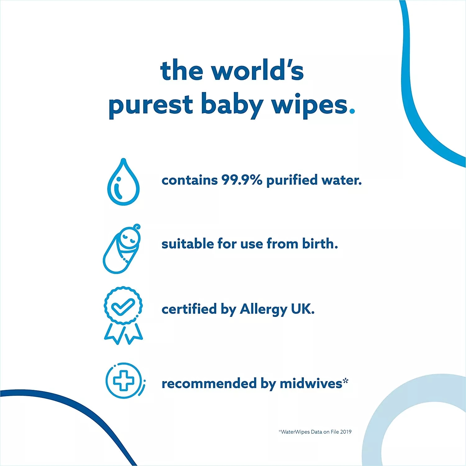 99.99% Sterilization Medical Wet Wipes Disinfectant Alcohol-Free for Baby Care 100PCS