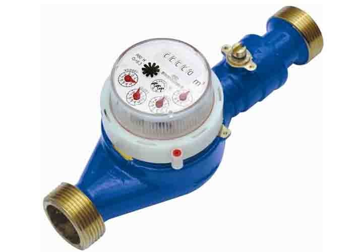 IC Card Prepaid Multi Jet Residential Flow Meter DN15 High Accuracy