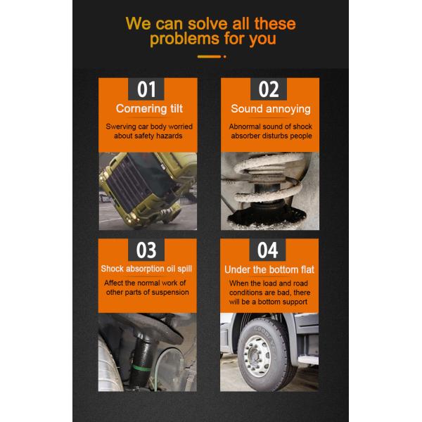 Robust Heavy Duty Sinotruk Spare Parts Shock Absorbers WG1664440201 For HOWO