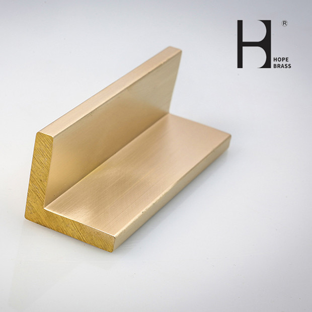 Rustproof Brass L Profile SGS Approved 180mm L Shape Tile Trim