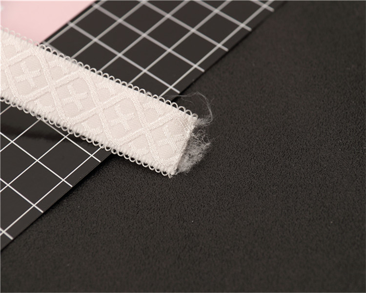 2.1cm Nylon Polyester Webbing Spandex Jacquard Webbing Tape For Underwear Bra Home Textile